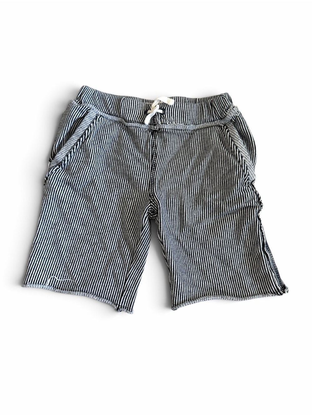 Appaman Railroad Stripe French Terry Shorts